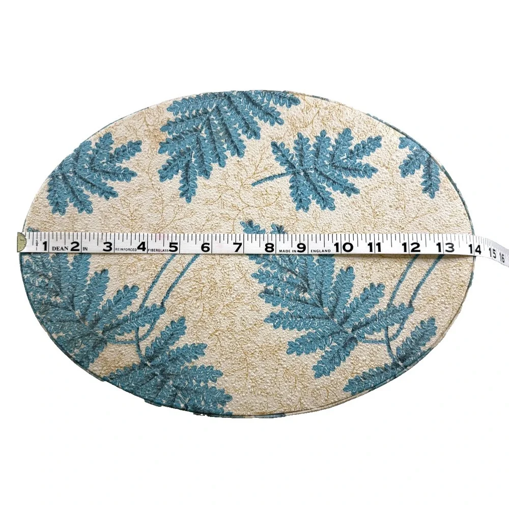 Vintage MCM Sewing Basket Oval Shape 14